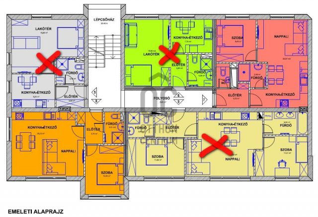 Eladó téglalakás, Makón 34.9 M Ft, 1 szobás