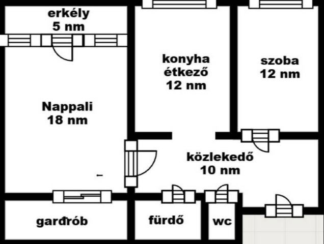 Eladó téglalakás, Budapesten, III. kerületben 89 M Ft, 2 szobás