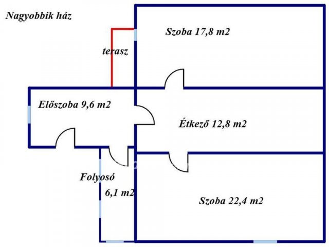 Eladó családi ház, Bükkábrányban 12.5 M Ft, 3+1 szobás