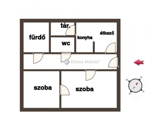 Eladó téglalakás, Kecskeméten 46.99 M Ft, 2 szobás