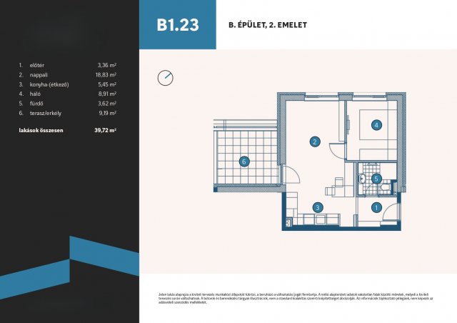 Eladó téglalakás, Vámosszabadin 44.3 M Ft, 1+1 szobás