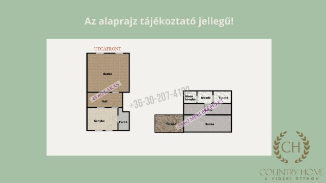 Eladó téglalakás, Szegeden, Rózsa utcában 46.9 M Ft, 2 szobás