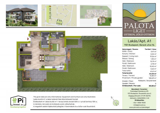 Eladó téglalakás, Budapesten, XIV. kerületben 111.539 M Ft