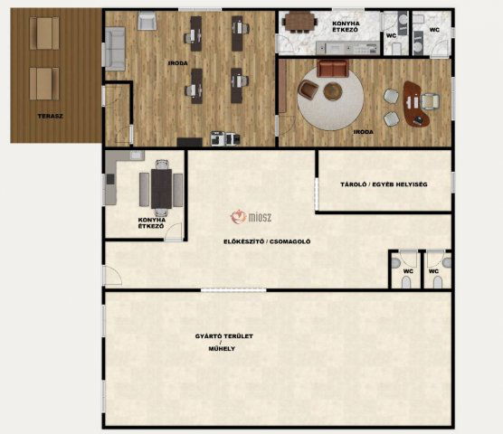 Eladó ipari ingatlan, Lovasberényben 119.9 M Ft