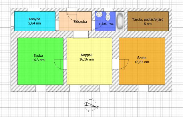 Eladó családi ház, Pusztahencsen 19 M Ft, 3 szobás