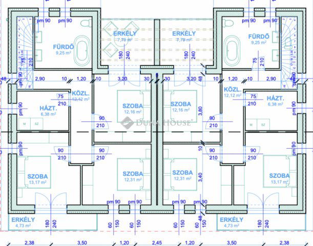 Eladó ikerház, Budapesten, XVIII. kerületben 149.9 M Ft, 5 szobás