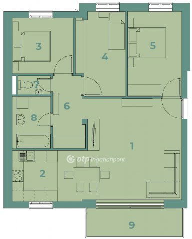 Eladó téglalakás, Nagykanizsán 90.915 M Ft, 4 szobás