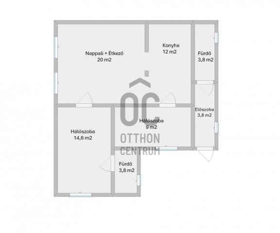 Eladó sorház, Budapesten, XIX. kerületben 57 M Ft, 3 szobás