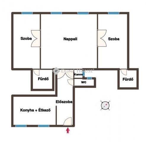 Eladó téglalakás, Budapesten, VI. kerületben 118 M Ft, 3 szobás