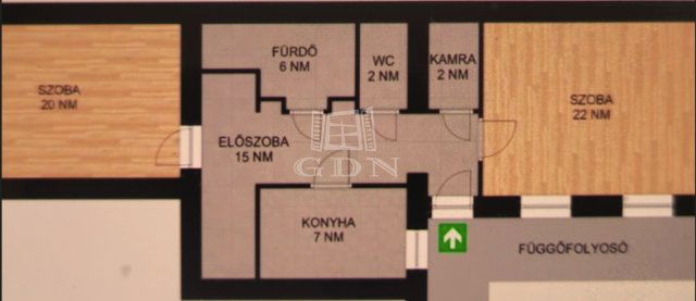 Eladó téglalakás, Szegeden 65 M Ft, 2 szobás