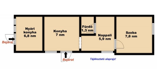 Eladó nyaraló, Palotáson 12.9 M Ft, 2+1 szobás