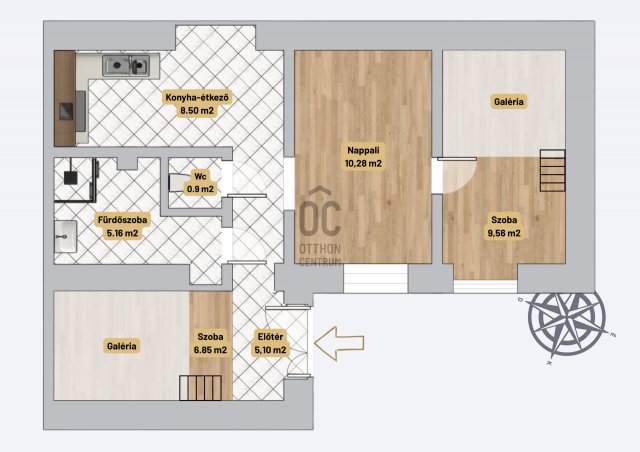 Eladó téglalakás, Budapesten, VII. kerületben 59.9 M Ft