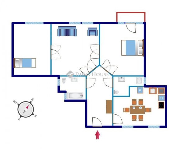 Kiadó téglalakás, albérlet, II. kerületben, Fény utcában
