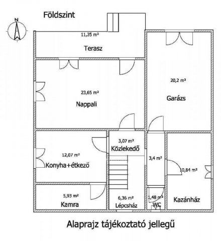 Eladó családi ház, Hatvanban 62 M Ft, 5 szobás