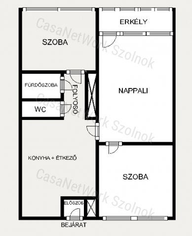 Eladó családi ház, Szolnokon 36 M Ft, 3 szobás