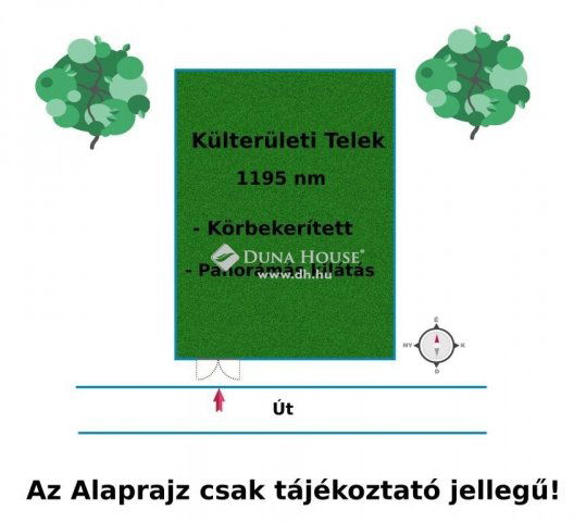 Eladó telek, Alsópetényen 9.9 M Ft / költözzbe.hu