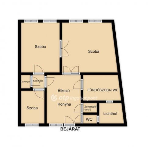 Eladó téglalakás, Budapesten, IX. kerületben 151 M Ft, 3 szobás