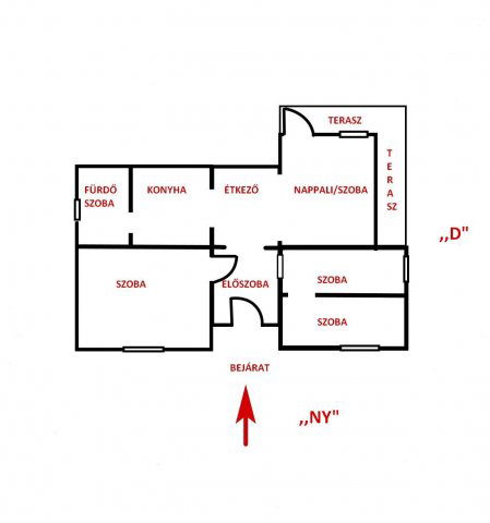 Eladó családi ház, Debrecenben 49.9 M Ft, 2+2 szobás