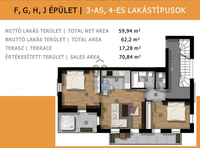 Eladó téglalakás, Budapesten, XXIII. kerületben 99.9 M Ft
