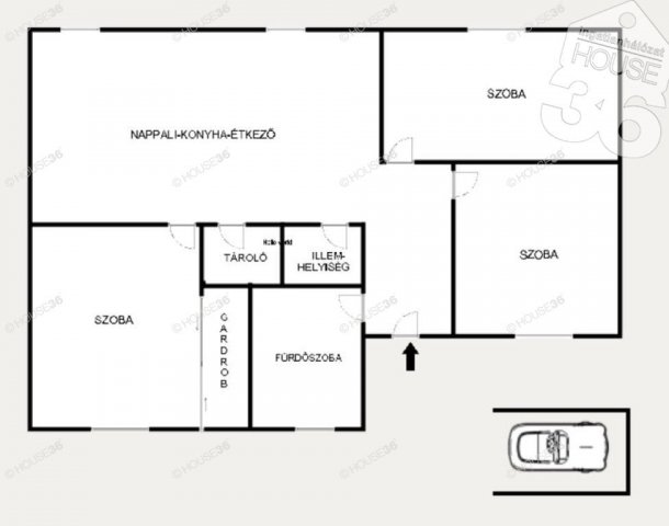 Eladó családi ház, Kecskeméten 72 M Ft, 4 szobás