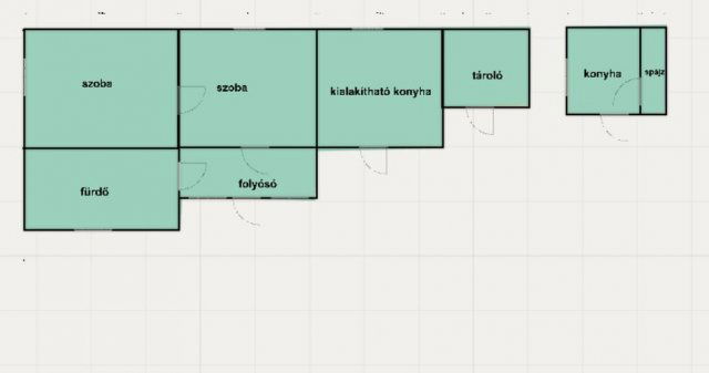 Eladó családi ház, Izsákon 18 M Ft, 2 szobás