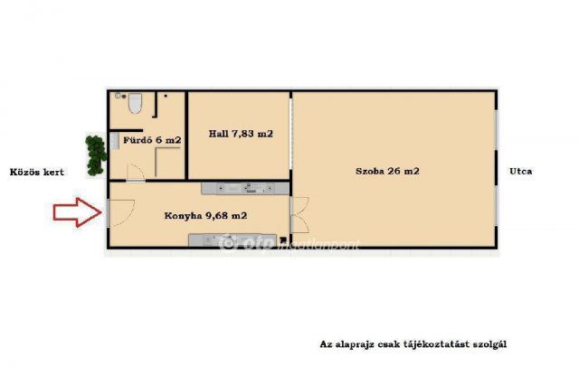 Eladó téglalakás, Budapesten, VI. kerületben 68 M Ft, 2 szobás