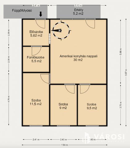 Kiadó téglalakás, albérlet, Szegeden 235 E Ft / hó, 4 szobás