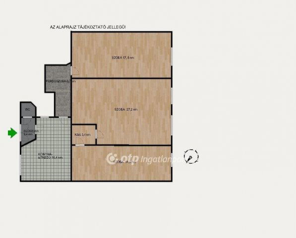 Eladó téglalakás, Budapesten, VII. kerületben 109.9 M Ft