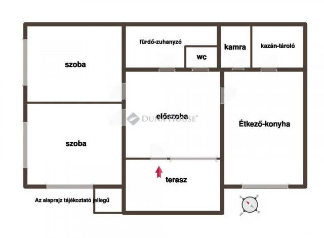 Eladó családi ház, Poroszlón 35.9 M Ft, 2 szobás