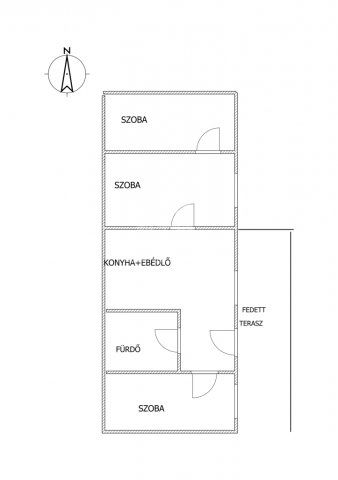 Eladó családi ház, Baján 35 M Ft, 3+1 szobás