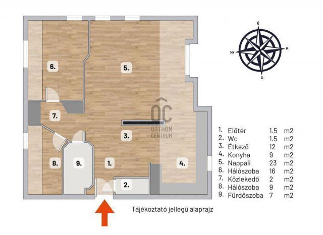 Eladó téglalakás, Budapesten, I. kerületben 124.9 M Ft, 3 szobás