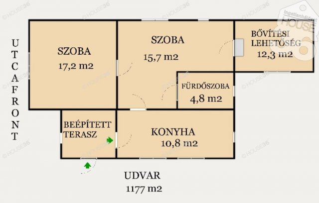 Eladó családi ház, Jászszentlászlón 19.9 M Ft, 2 szobás