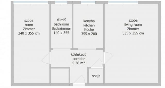 Eladó téglalakás, Salgótarjánban 14.5 M Ft, 2 szobás
