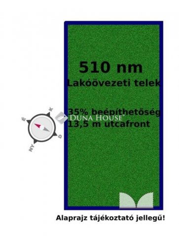 Eladó telek, Budapesten, XVIII. kerületben 49.9 M Ft