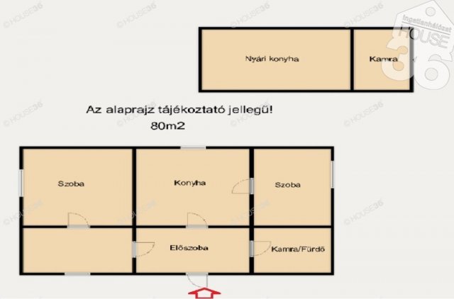 Eladó mezogazdasagi ingatlan, Kecskeméten 28.9 M Ft, 2 szobás