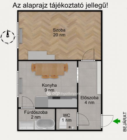 Eladó téglalakás, Budapesten, XIV. kerületben 57 M Ft, 1 szobás