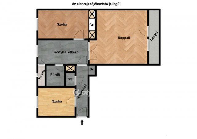 Eladó téglalakás, Debrecenben 74 M Ft, 2+1 szobás