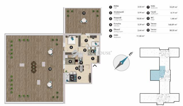 Eladó téglalakás, Budapesten, XIII. kerületben, Szabolcs utcában