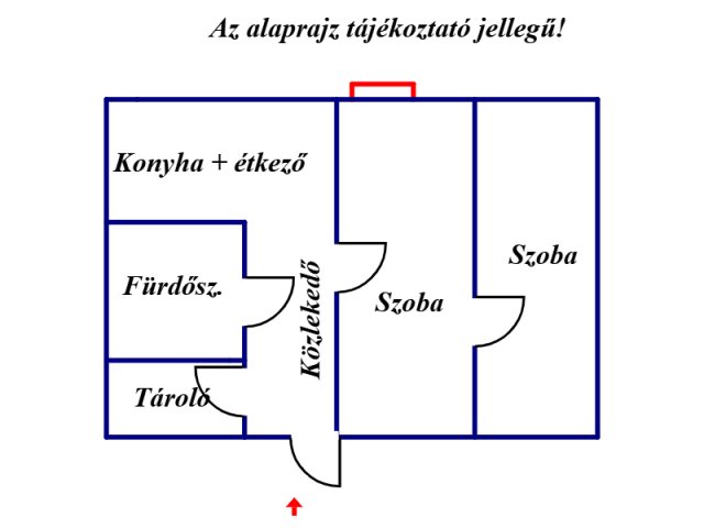 Eladó téglalakás, Nyíregyházán, Hősök terén 39 M Ft