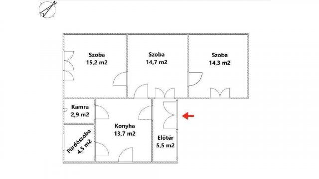 Eladó családi ház, Egerben 25 M Ft, 3 szobás