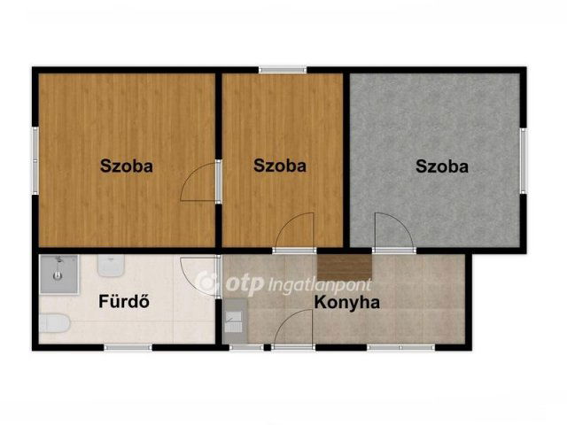 Eladó családi ház, Bagaméren 5.99 M Ft, 2+1 szobás