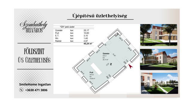 Eladó téglalakás, Szombathelyen 80.99 M Ft, 3 szobás