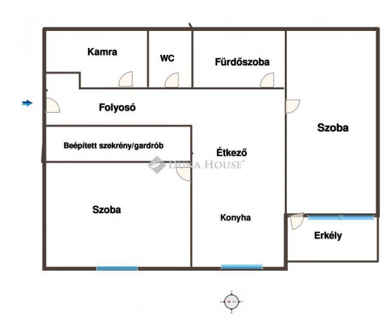 Eladó téglalakás, Keszthelyen, Vaszary Kolos utcában 44.9 M Ft