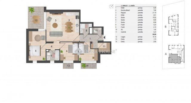 Eladó téglalakás, Budapesten, XIV. kerületben 165.88 M Ft