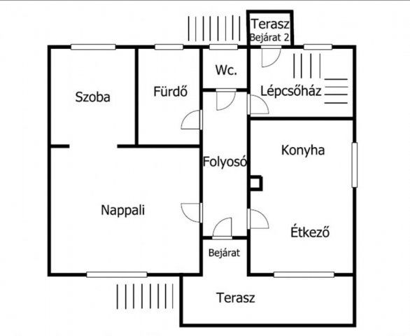 Eladó családi ház, Érden, Sándor utcában 94.9 M Ft, 3+1 szobás
