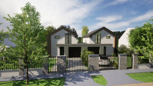 Eladó ikerház, Ürömön 126.9 M Ft, 4 szobás