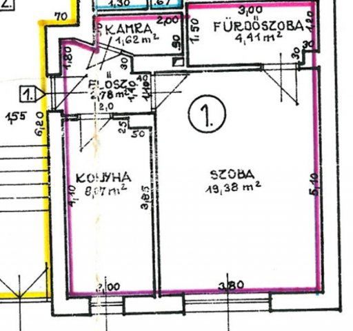 Eladó téglalakás, Budapesten, III. kerületben 56.8 M Ft