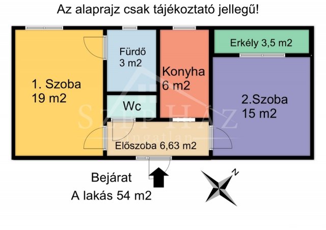 Eladó panellakás, Pécsett 45.6 M Ft, 2 szobás