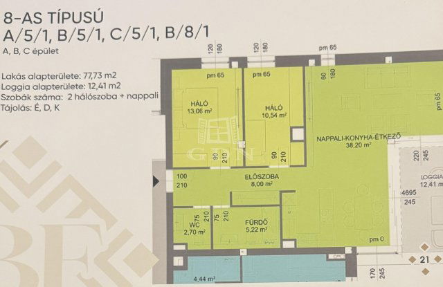 Eladó téglalakás, Balatonfüreden 167.87 M Ft, 3 szobás