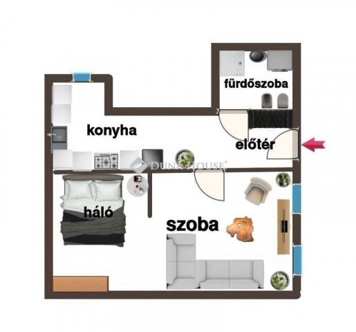 Eladó téglalakás, Budapesten, V. kerületben 109 M Ft, 1 szobás